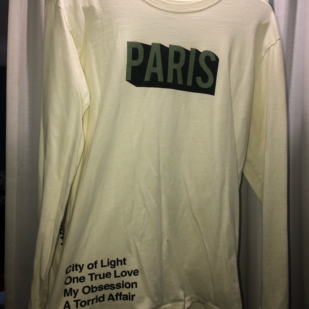 Long sleeve Paris tshirt